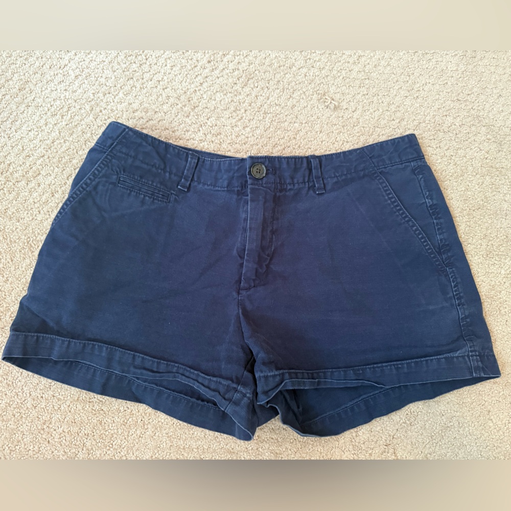 GAP Navy Blue Women's Casual Cotton Shorts